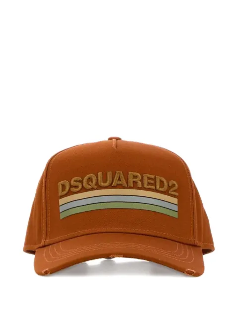 DSQUARED2 logo-detail baseball cap Orange BCM096305C00001
