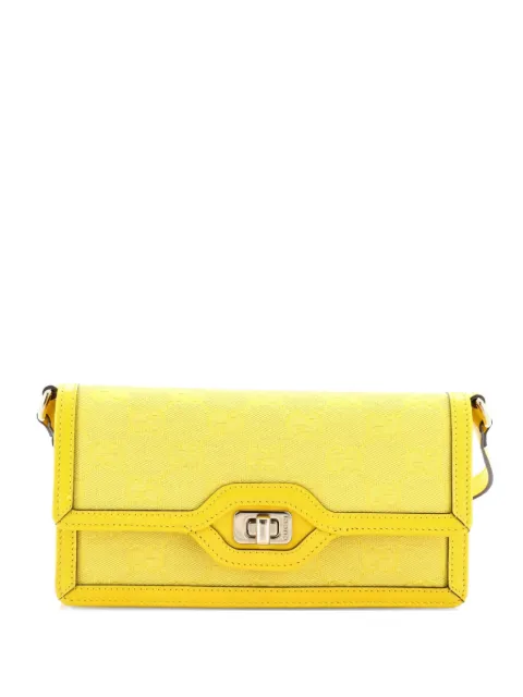 Gucci Pre-Owned Luce GG Canvas Mini shoulder bag Yellow ZEJBQIQJKHL3MEIN