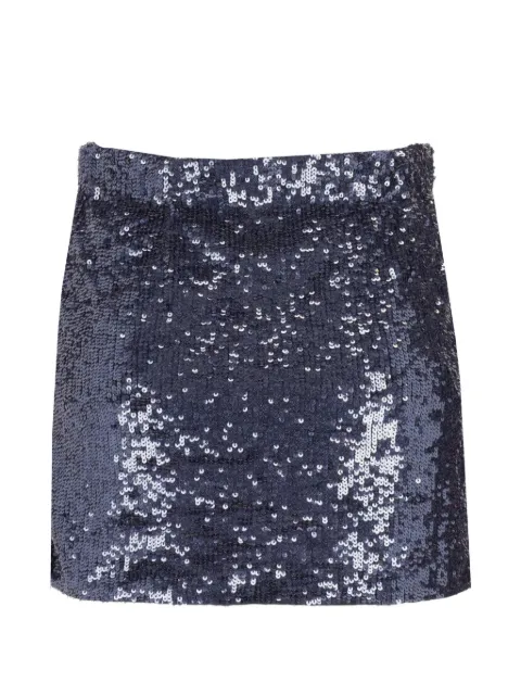 P.A.R.O.S.H. sequin-embellished mini skirt Blue GONG26D630600