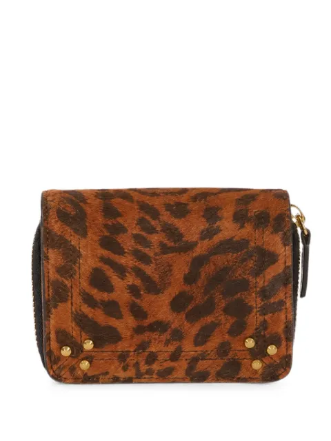 Jérôme Dreyfuss André animal-print wallet Brown 3664884121731