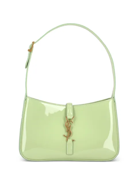 Saint Laurent Le 5 à 7 leather shoulder bag Green 657228B870W