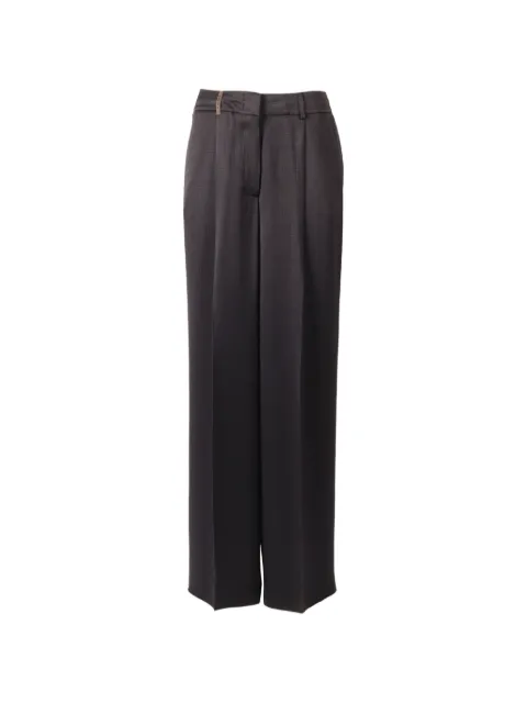 Peserico straight-leg trousers Grey A0430201943