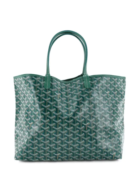 Goyard Pre-Owned Saint Louis Coated Canvas PM tote bag Green GCP60EL2YH8QS4E7