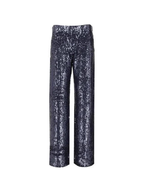 P.A.R.O.S.H. sequin-embellished trousers Blue D230733GONG26