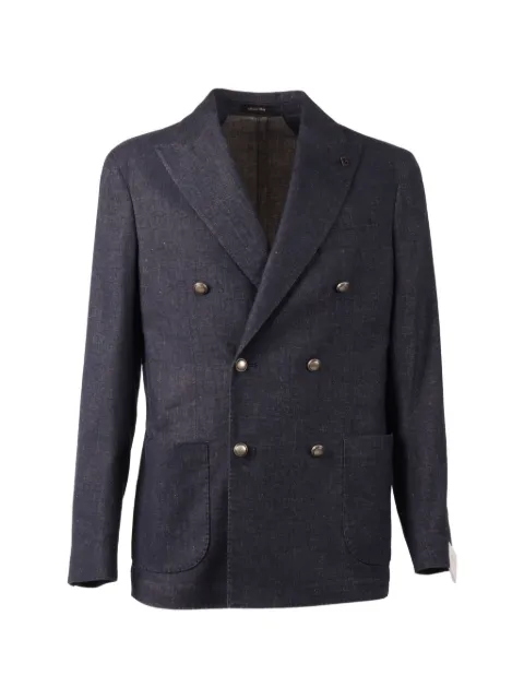Brera double-breasted jacket Blue P6FIRENZETGJS1