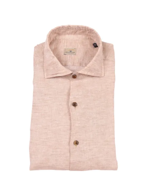 Sonrisa long-sleeved cotton shirt Neutrals B438L2BCN3106
