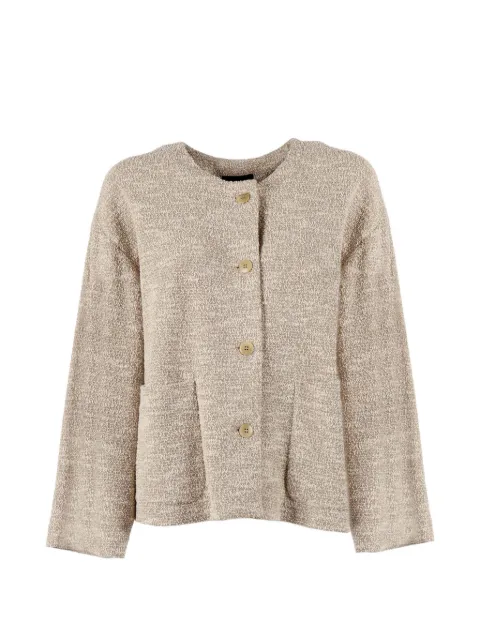 Emporio Armani buttoned blazer Neutrals EW004440AF24944
