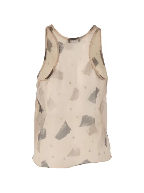 Emporio Armani patterned top Neutrals EW004335TE20140