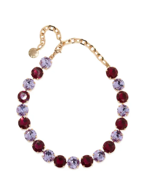 Carolina Herrera crystal Riviere necklace Gold S2636N402MET