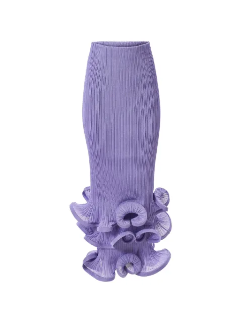 Carolina Herrera pencil skirt with ruffled hem Purple S2612N303KVR