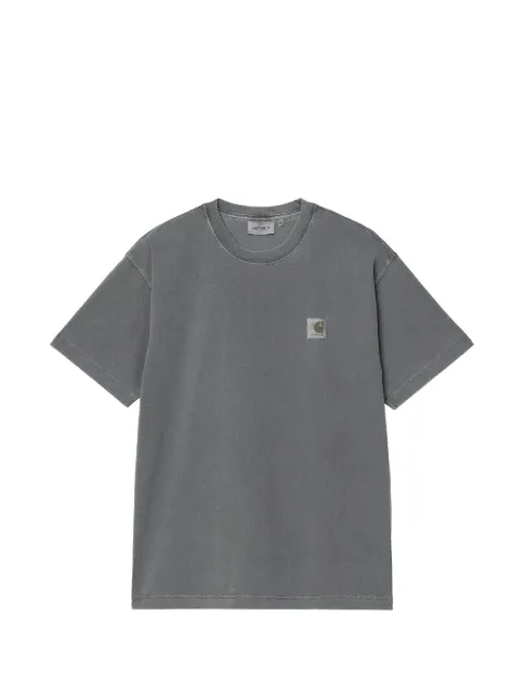 Carhartt WIP SS Nelson logo-patch T-shirt Grey I0299492LRGD