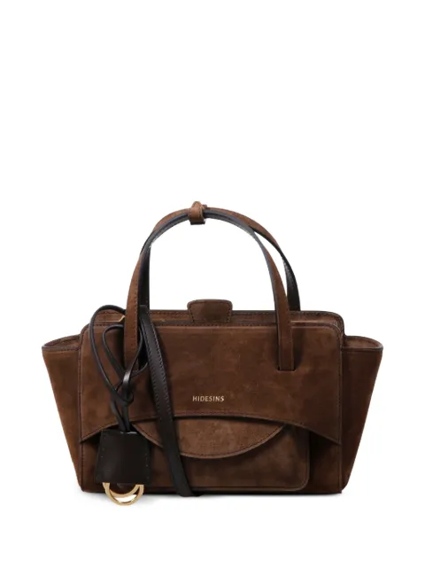 HIDESINS small Flap tote bag Brown FL13SD