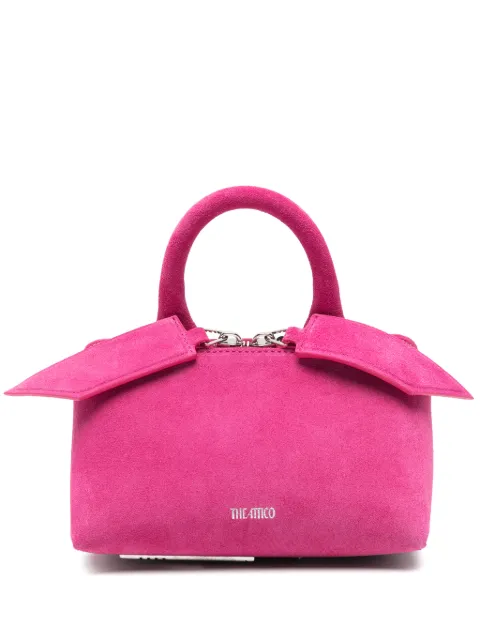 The Attico mini Friday suede top-handle tote bag Pink 261WAH00002LBT007AA