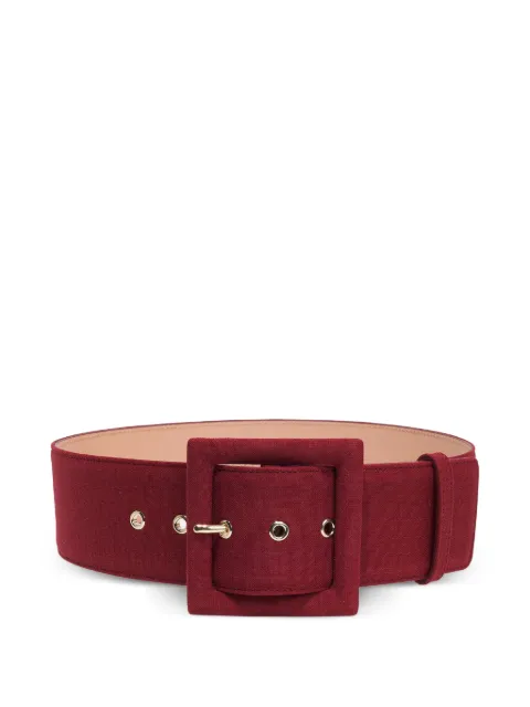 Carolina Herrera faille Icon belt Red S2631N101SFA