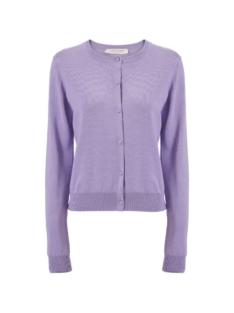 Carolina Herrera crew-neck cardigan Purple S2612N103KSC