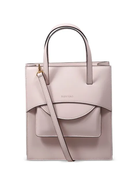 HIDESINS flap leather tote bag Pink FL16TRCPR