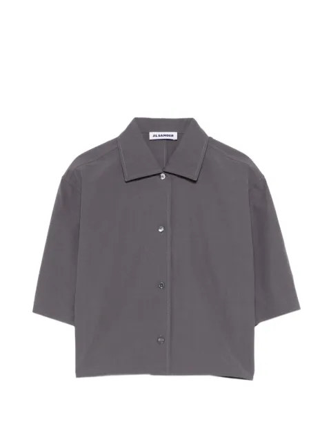 Jil Sander cropped shirt Grey J03DL0237J45338