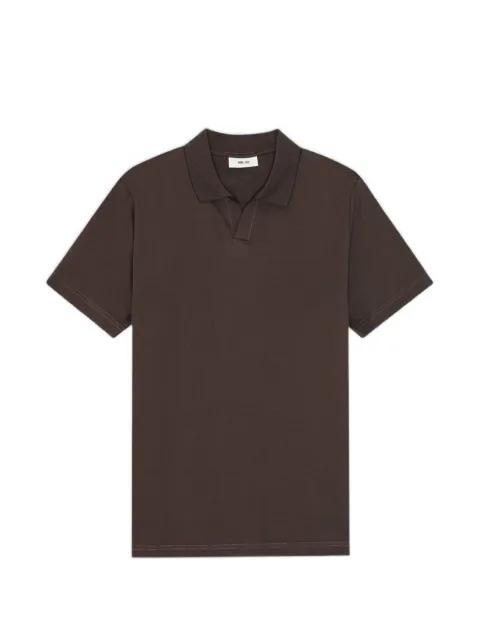 NN07 open-collar T-shirt Brown 2423525274880