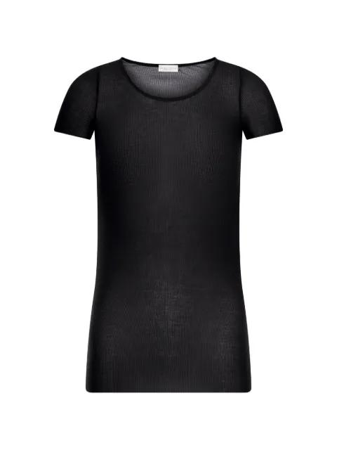 Roberto Collina ribbed T-shirt Black 261FXA60022