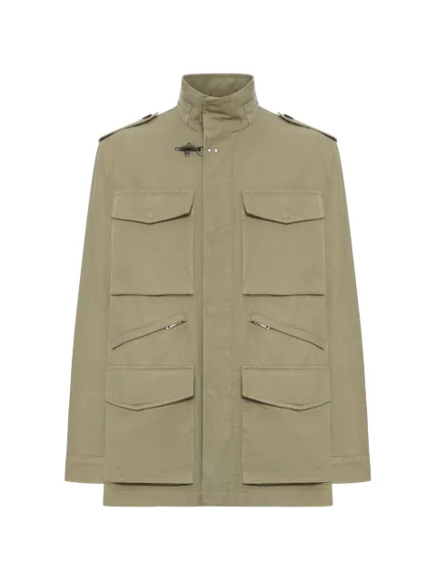 Fay patch-pocket jacket Green NAM1952018LZA1V419