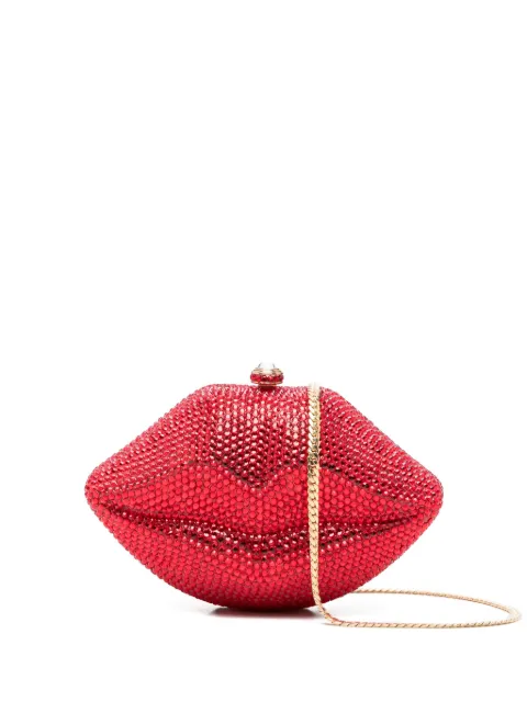 San Blas kiss passion lips clutch bag Red KISS