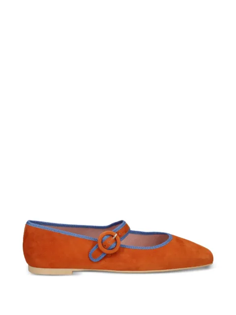Pretty Ballerinas Camille buckle ballet flats Orange 52655007