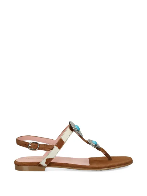 Pretty Ballerinas Judy embellishment-strap sandals Brown 53130001