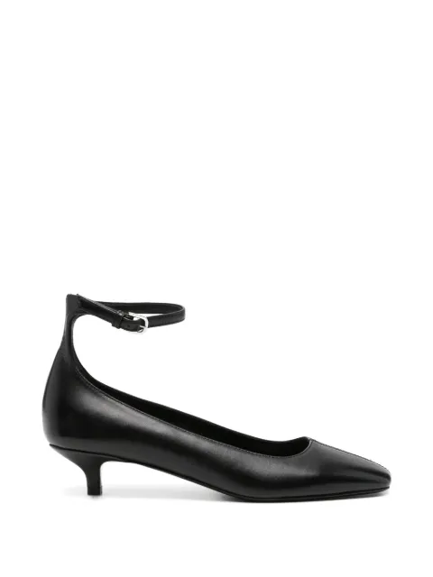 TOTEME square-toe nappa pumps Black 262WAS0314LE0210001
