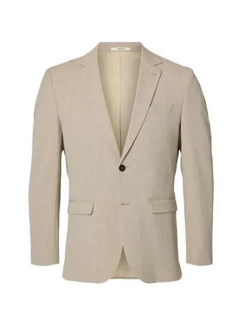 SELECTED flap-pockets blazer Neutrals 16087824