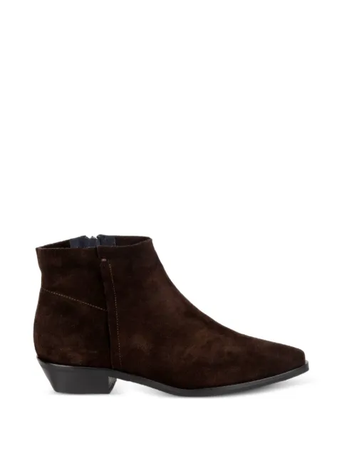 IMMA pointed-toe suede boots Brown IDEA09LISCIOCAMOSCIOTMORO