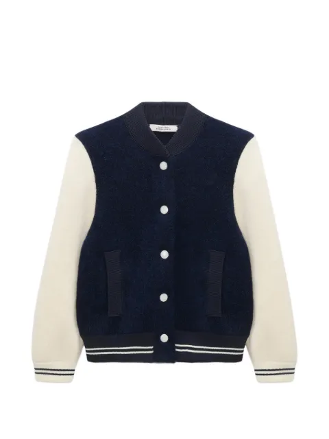 Dorothee Schumacher College Allure panelled ribbed jacket Blue 416601