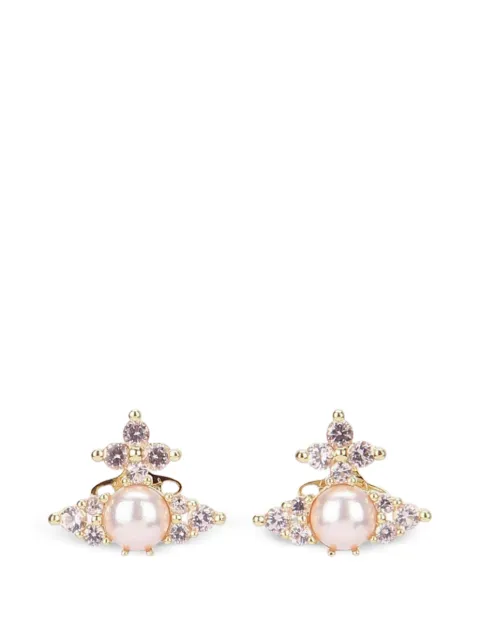 Vivienne Westwood Feodora pearl earrings Gold 6201034Y02R988