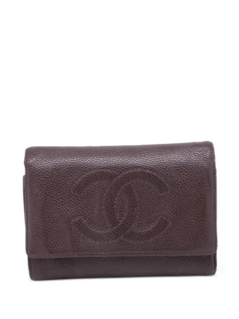 CHANEL Pre-Owned tri-fold wallet Red GILTPUUSSM694853W