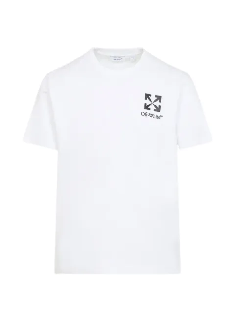 Off-White print T-shirt White OMAA027S26JER00B1000