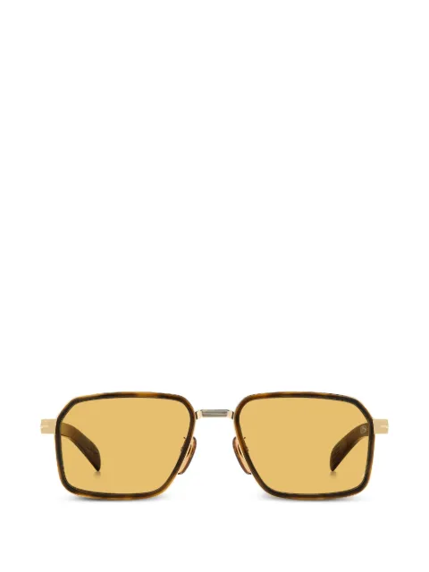 Eyewear by David Beckham geometric-frame sunglasses Brown DB7158SGOLDBROWNHAVANA