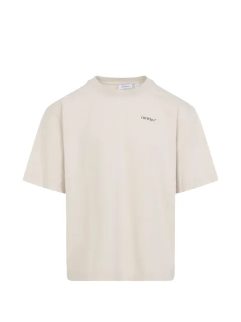 Off-White Half Arrows graphic T-shirt Neutrals OMAA120S26JER0082070