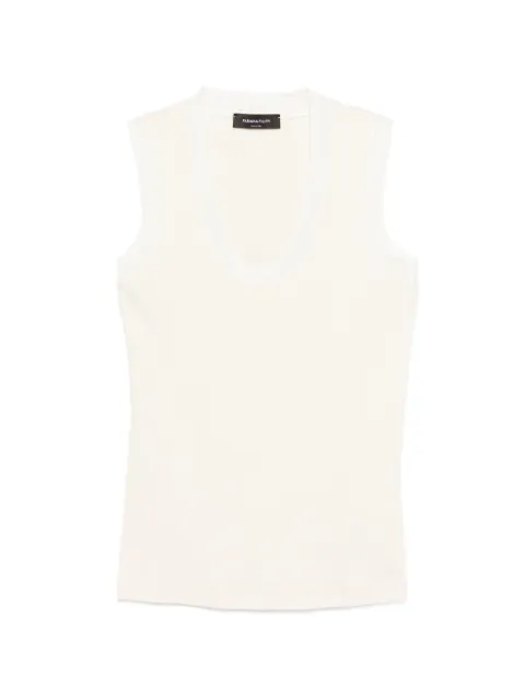 Fabiana Filippi round-neck top Neutrals JED276F582M224