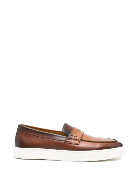Doucal's paneled leather loafers Brown DU3546STEVUY159EC22