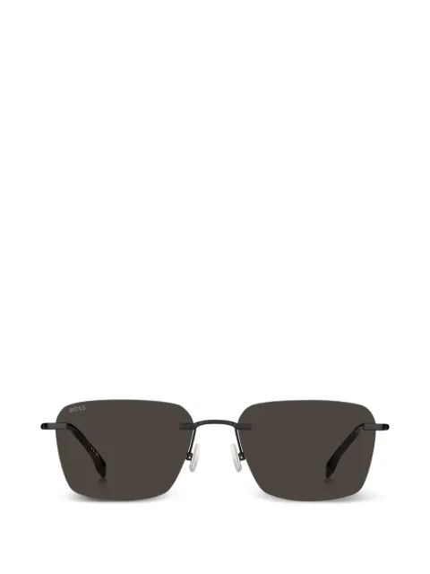 BOSS square rimless sunglasses Black BOSS1925FSMATTEBLACK