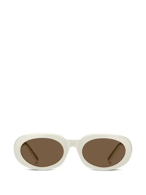Marc Jacobs Eyewear oval-frame sunglasses Neutrals MARC887GSIVORY