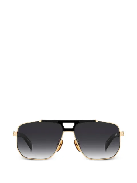 Eyewear by David Beckham browline sunglasses Gold DB7157SGOLDBLACK2
