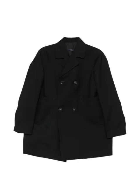 Sofie D'hoore double-breasted notch-lapel coat Black CALLETWAG