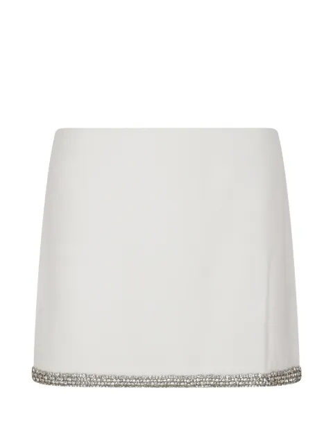 alice + olivia embellished mini skirt White CC511210306A127