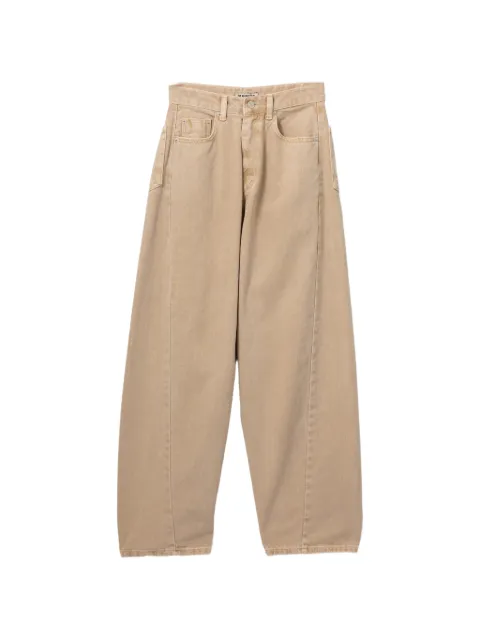 La Piscine asymmetric denim jeans Neutrals LPSJNLS3004XQ