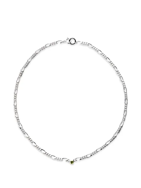 NORMA JEWELLERY Peridot round-cut necklace Silver PERIDOTROUNDNECKLACESILVER