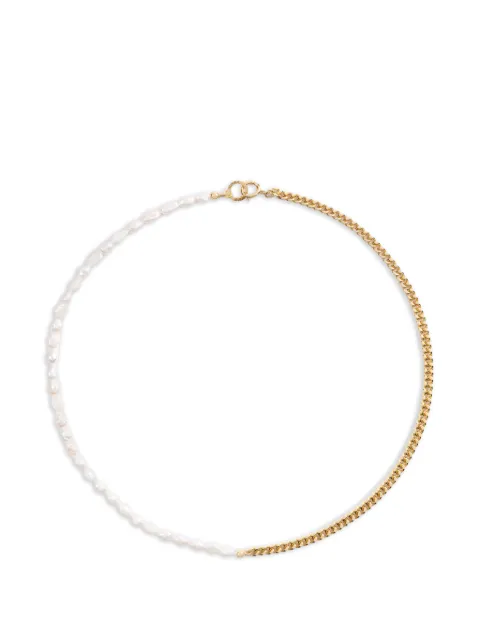 NORMA JEWELLERY Pheonix pearl chain necklace Gold PHEONIXPEARLNECKLACEGOLD