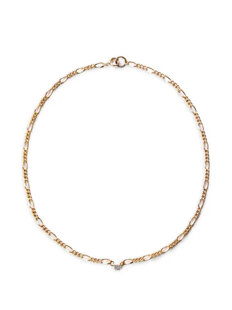 NORMA JEWELLERY aquamarine round necklace Gold AQUAMARINEROUNDNECKLACEGOLD