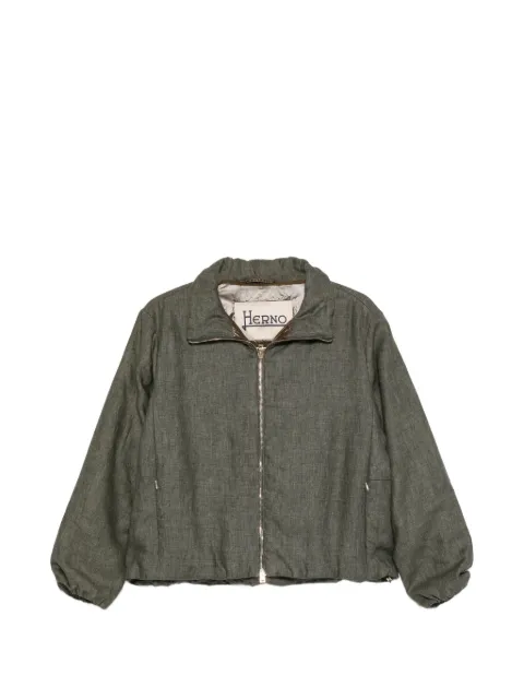 Herno zip-up bomber jacket Green GI000353D17105Z7400