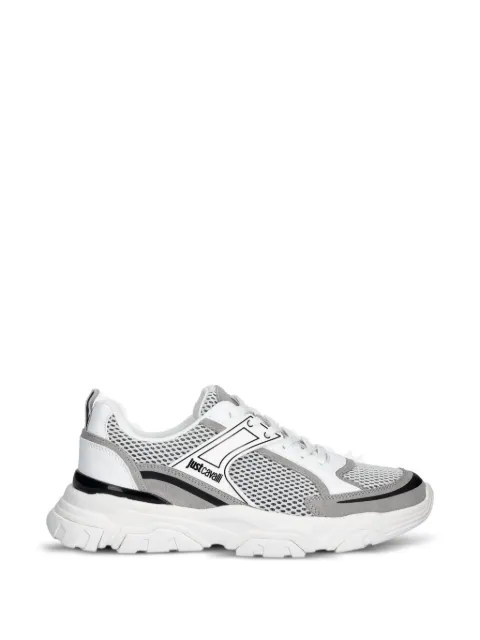 Just Cavalli logo-print sneakers White 80QA3SH5ZSE66