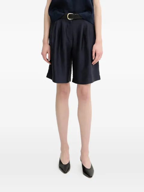 La Petite Française Savoureux pleated shorts Blue PFSAVOUREUX